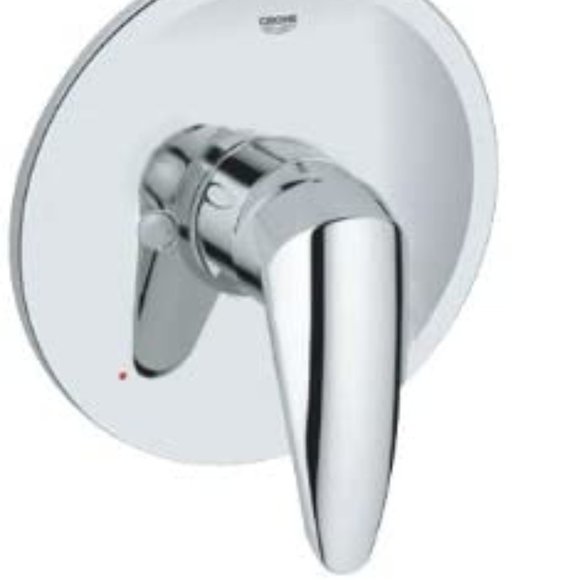 Grohe Eurodisc Shower/Tub trim Chrome With Relaxa Non Adj. Shower Head - Picture 2 of 5